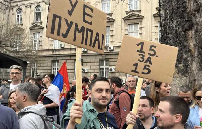 У столиці Сербії на вулиці вийшло близько мільйона мітингувальників